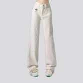 High-waist women's jeans pants