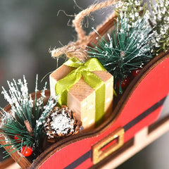 Sleigh Pendant Christmas Ornament