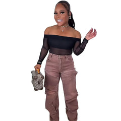 Straight-Leg High-Rise Jeans