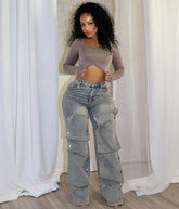 Straight-Leg High-Rise Jeans