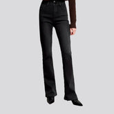 Insulated bootcut and tight women's jeans