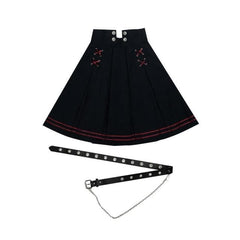 Japanese Style Gothic Retro Chic Punk Lolita Dress Set