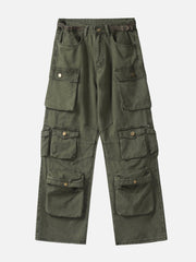 Vintage Multi-pocket Cargo Pants