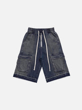 We Love Street Vintage Pocket Denim Shorts