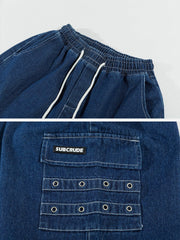 Designer Pocket Denim Shorts