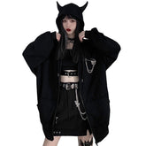 Dark Little Devil Zip Up Hoodie
