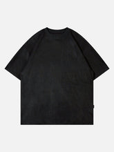 Solid Basic Essential Suede Tee