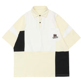 Stitching Polo Collar Tee