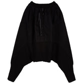 Dark Buttons Crotch Oversized Harem Pants
