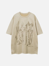 The Stars Illuminate Print Suede Tee