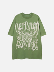 Vintage Butterfly Print Tee