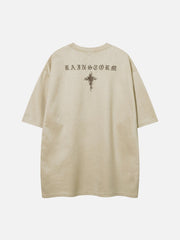 The Stars Illuminate Print Suede Tee