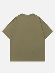 Embroidery Denim Star Tee