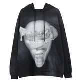 Unreal Monster Print Hoodie