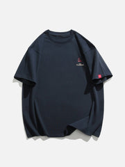 Plastisol Printing Camping Elements Tee