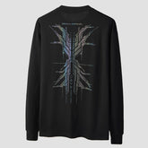 Reflective Mecha Print Sweatshirt