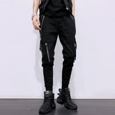Function Double Zipper Pockets Cargo Pants