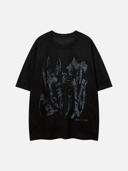 The Stars Illuminate Print Suede Tee