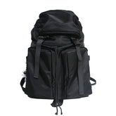 Function Ribbons Buckle Nylon Backpack