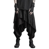Dark Punk Folds Harem Pants