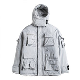 Removable Multi Pockets Winter Coat