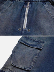 Vintage Pocket Denim Shorts