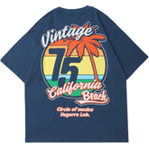 Letter Pattern Printing Tee