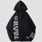 Double Symmetry Print Hoodie