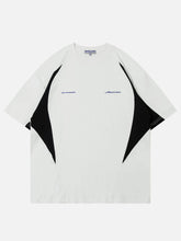 Patchwork Contrasting Color Tee