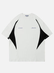 Patchwork Contrasting Color Tee