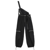 Techwear Personalized Belt Chain Cargo Jumpsuit
