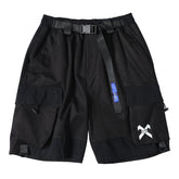 Functional X Print Cargo Shorts