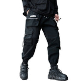Three-dimensional Zipper Pockets Cargo Pants