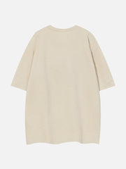 Fuzzy Shadow Print Tee