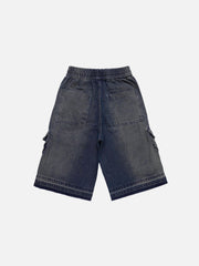 We Love Street Vintage Pocket Denim Shorts
