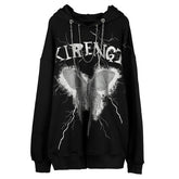 Dark Lightning Butterfly Chain Hoodie