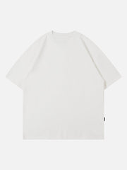 Solid Basic Essential Suede Tee