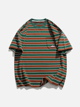 Stripe 3D Embroidery Tee