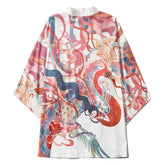 Phoenix Print Kimono
