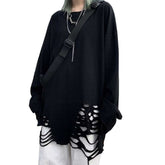 Dark Personalized Hole Sweatshirt