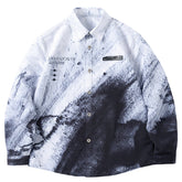 Full Gradient Splash Ink Jacket