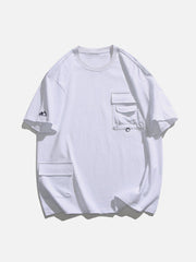 Solid Multi Pocket Tee