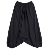 Dark Cross Crotch Oversized Pants