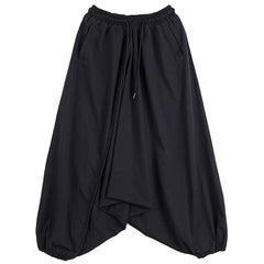 Dark Cross Crotch Oversized Pants