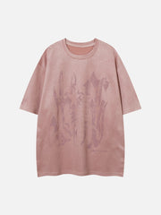 The Stars Illuminate Print Suede Tee