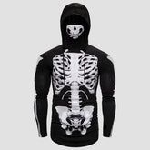 Ninja Skull Mask Print Hoodie