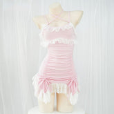 Kawaii Cute Pink Princess Sexy Dress