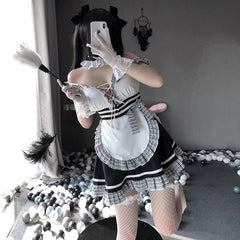Kawaii Lace Maid Dress Maid Outfit Uniform