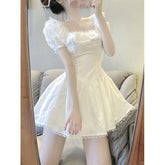 Kawaii Sweet Girl White Fairy Dress
