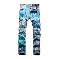 Light-wash vintage jeans for men